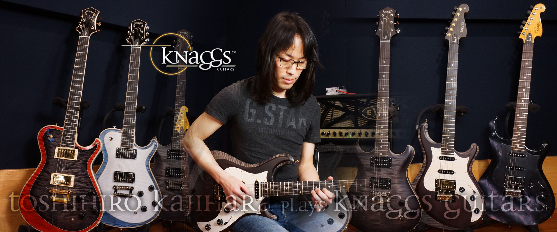 Toshihiro Kajiwara plays Knaggs Guitars