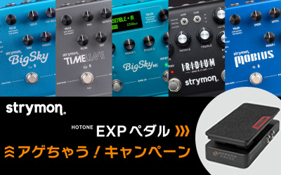 対象商品をご購入で「HOTONE Ampero Press 25kΩ」プレゼント！

