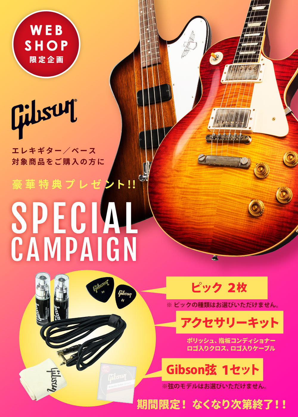 Gibson SPECIAL CAMPAIGN【イシバシ楽器】