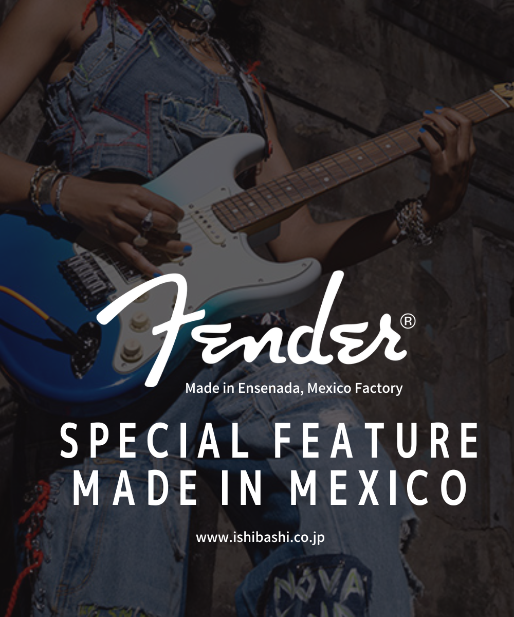 新製品情報も満載 オンラインストア販促 Fenderエレキギター【切替