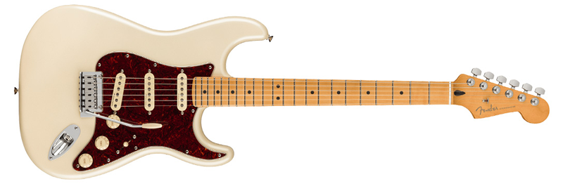 Player Plus Stratocaster Maple Fingerboard Olympic Pearl