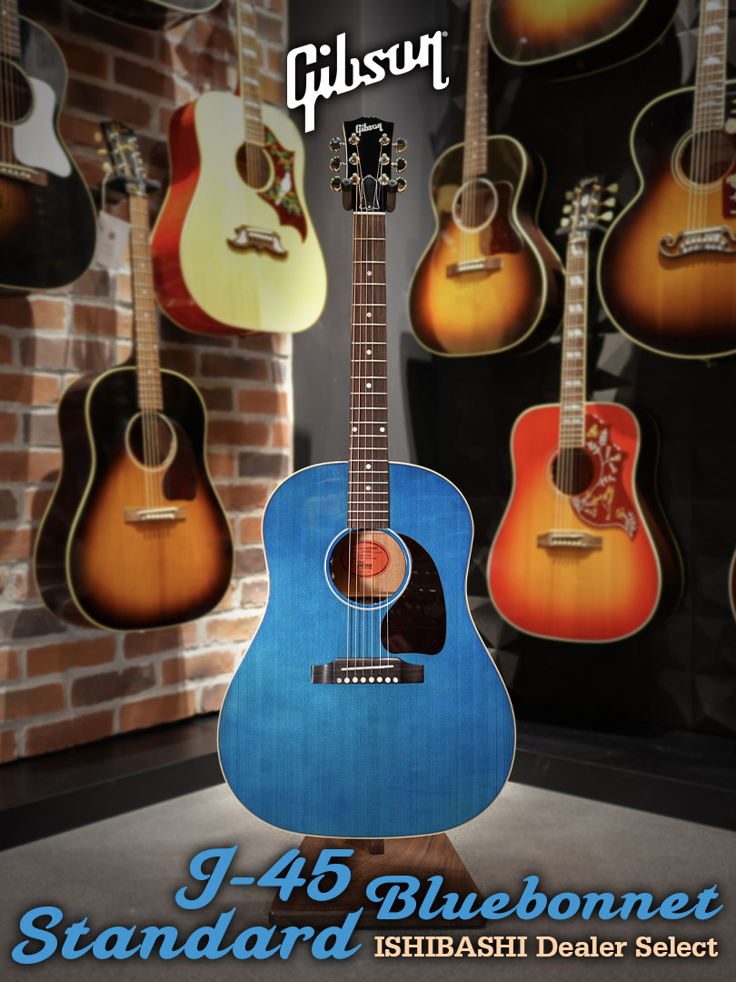 Gibson ISHIBASHI Dealer Select J-45 Standard Bluebonnet