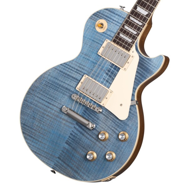 60s Figured Top Ocean Blue