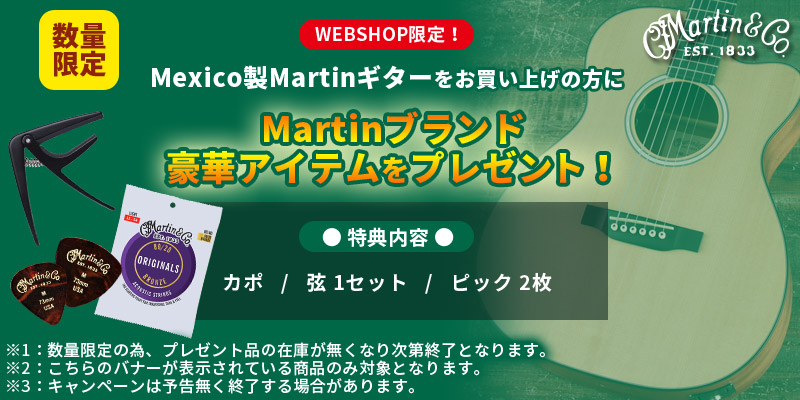 Martin / X Series 000-X2E-01 SIT-MAH Natural Mexico製 マーチン