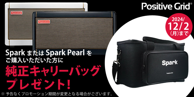 Spark専用ギグバッグプレゼント