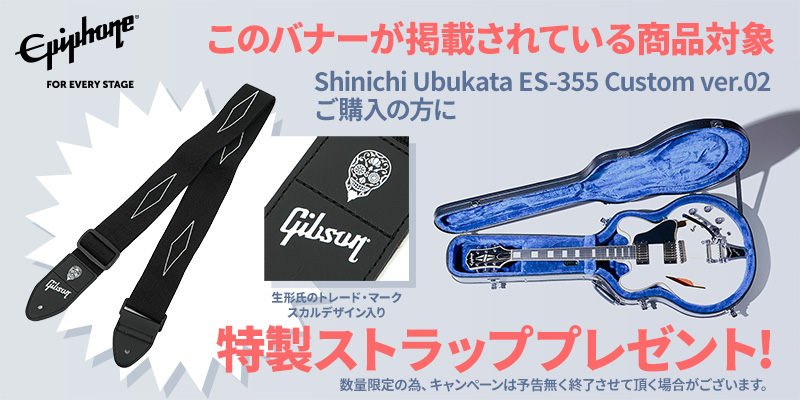 Epiphone / Shinichi Ubukata ES-355 Custom Bigsby ver.02 Olive Drab