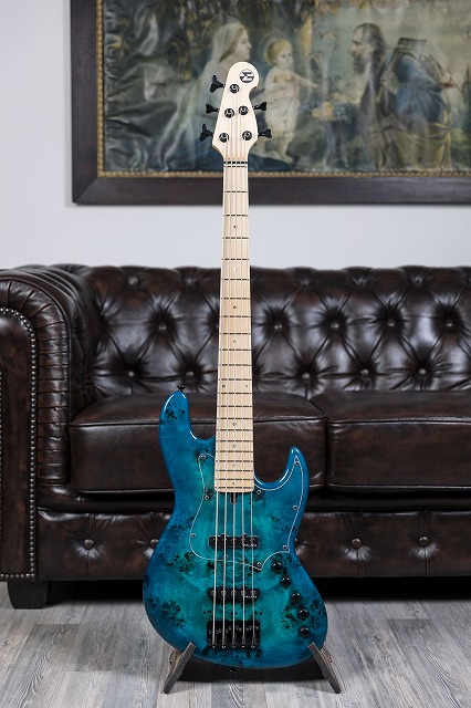 Elwood L5a-21 5st Eye Poplar Top 2 Tone Turquoise-Blue Gloss