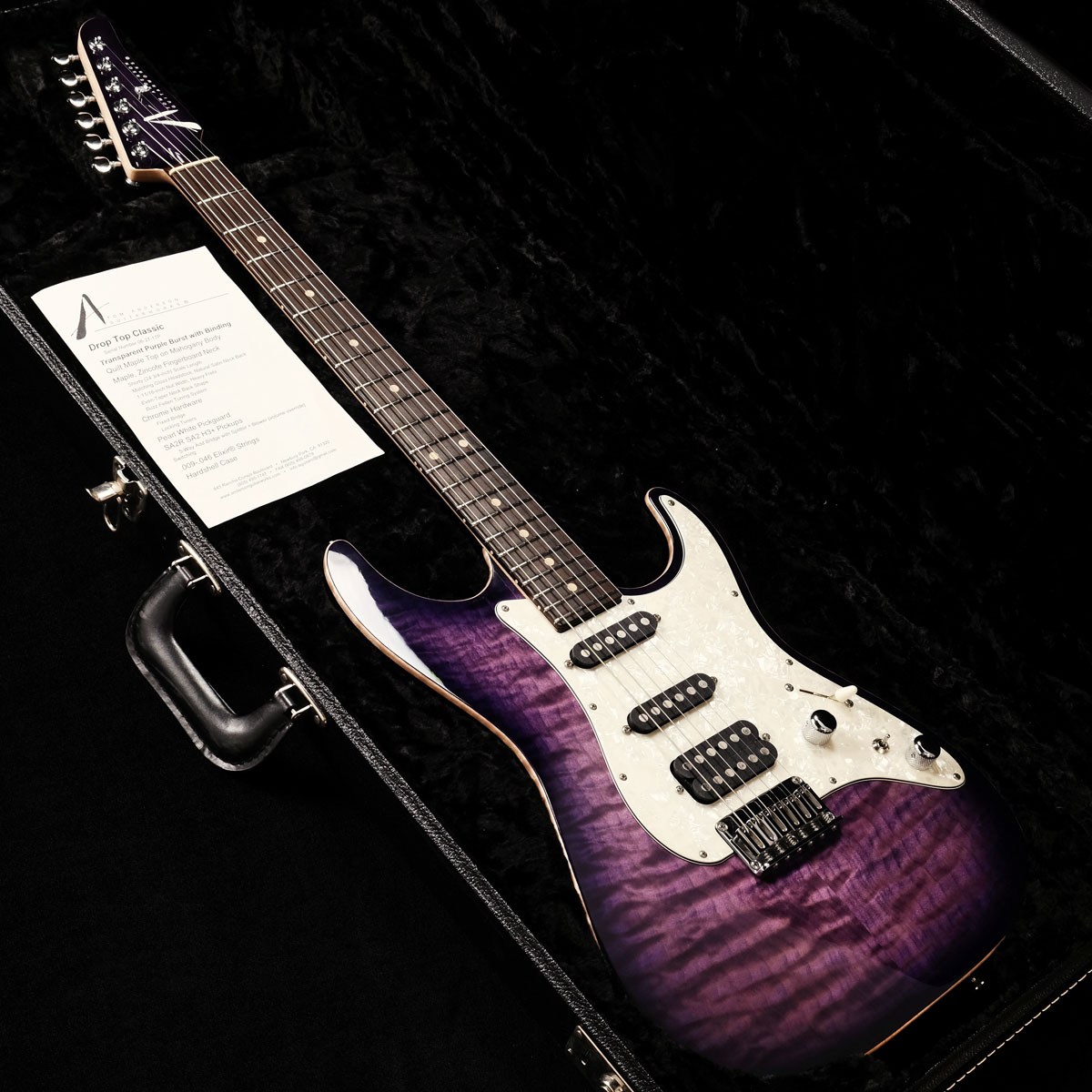 Tom Anderson】Drop Top Classic Trans Purple Burst !!極メンな1本が