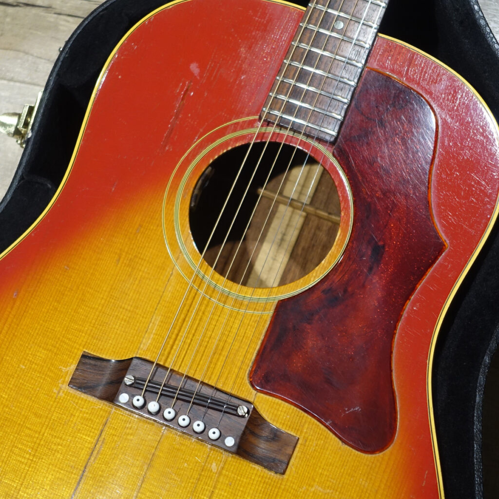 中古】Gibson / J-45 ADJ Modified Cherry Sunburst 1967年製【S/N:050795】 |  イシバシ楽器スタッフブログ