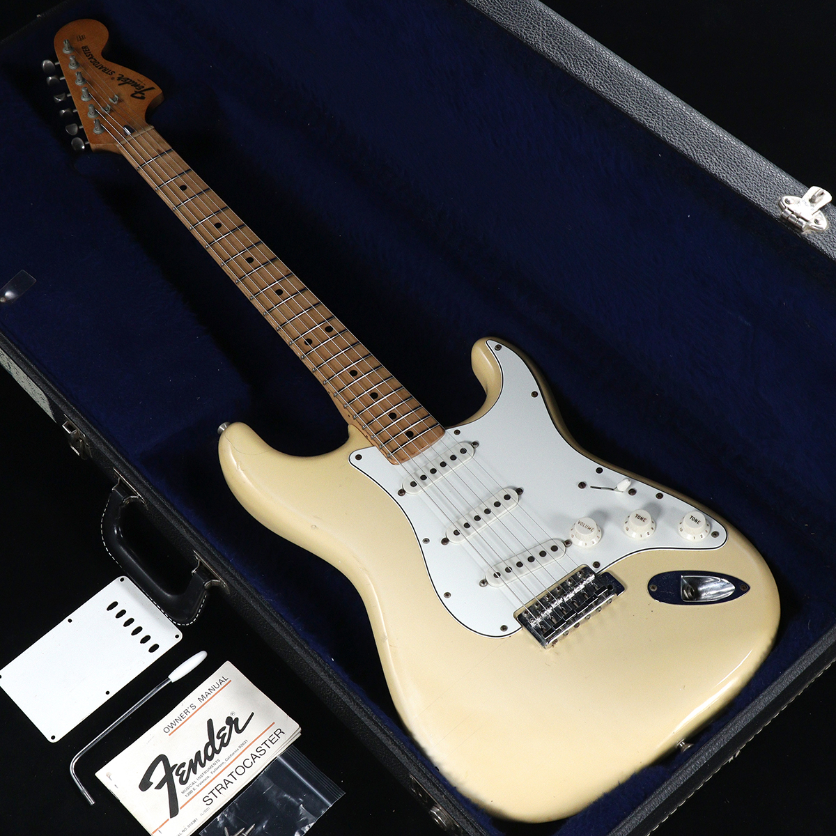 渋谷店VINTAGEブログ＃13】 FENDER / 1975年製 Stratocaster Alder Body/Maple Finger  Board White | イシバシ楽器スタッフブログ