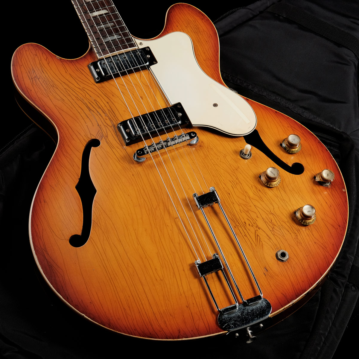 渋谷店VINTAGEブログ＃49】 EPIPHONE / 1967年製 E360TD Riviera Sunburst | イシバシ楽器スタッフブログ