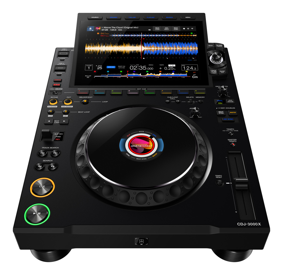 次世代プロフェッショナルDJプレーヤーAlphaTheta / CDJ-3000Xが